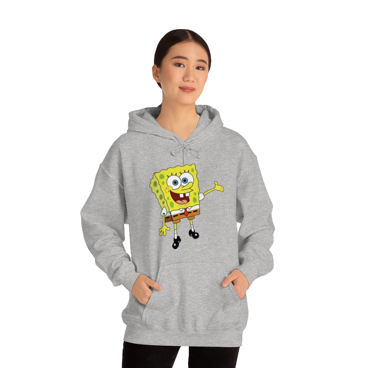 Sponge Bob Squarepants Printed on a Unisex Heavy Blend™ Hooded Sweatshirt - Image 21