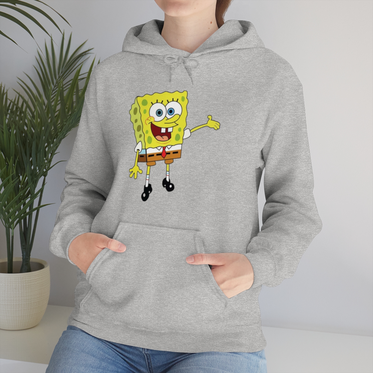 Sponge Bob Squarepants Printed on a Unisex Heavy Blend™ Hooded Sweatshirt - Image 25
