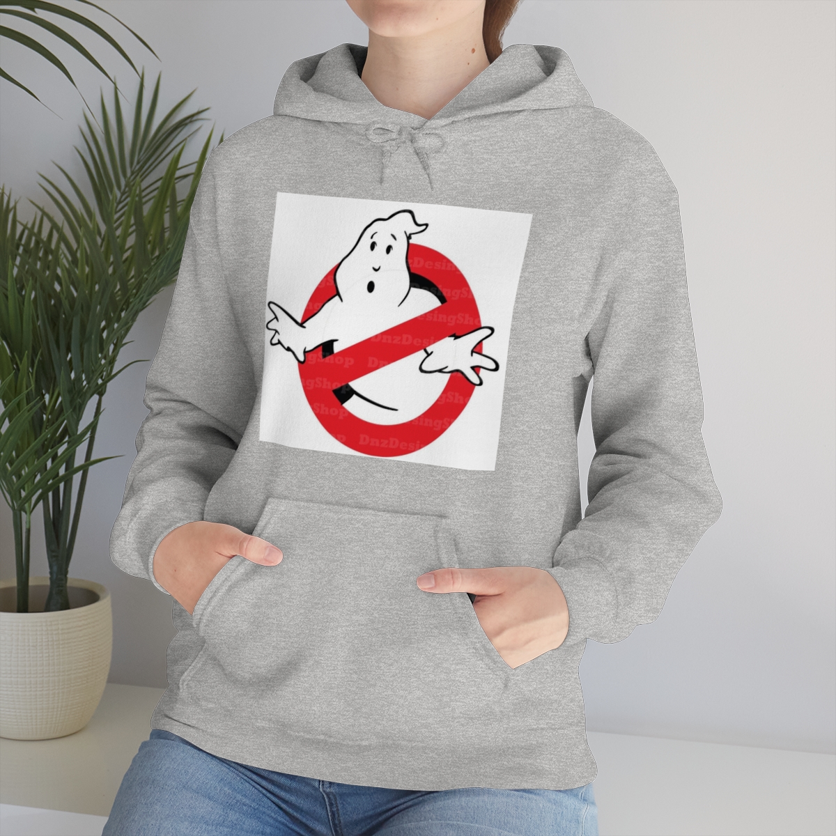 Ghost Busters Printed on a Unisex Heavy Blend™ Hooded Sweatshirt - Image 7