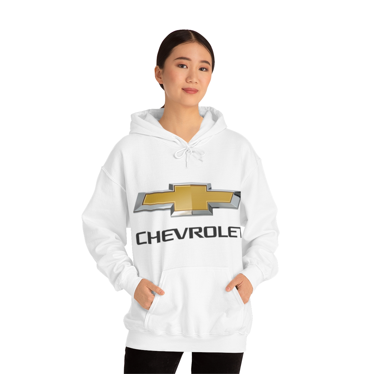 Chevrolet Logo Printed on a Unisex Heavy Blend™ Hooded Sweatshirt - Image 12