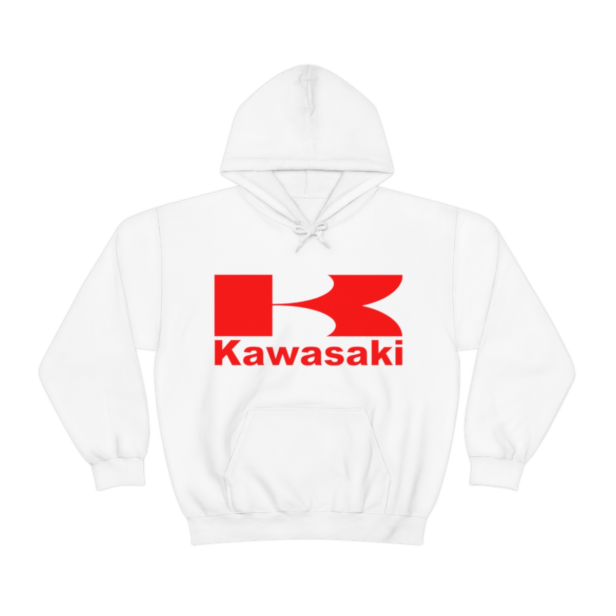 Kawasaki Logo printed on a Unisex Heavy Blend™ Hooded Sweatshirt - Image 10