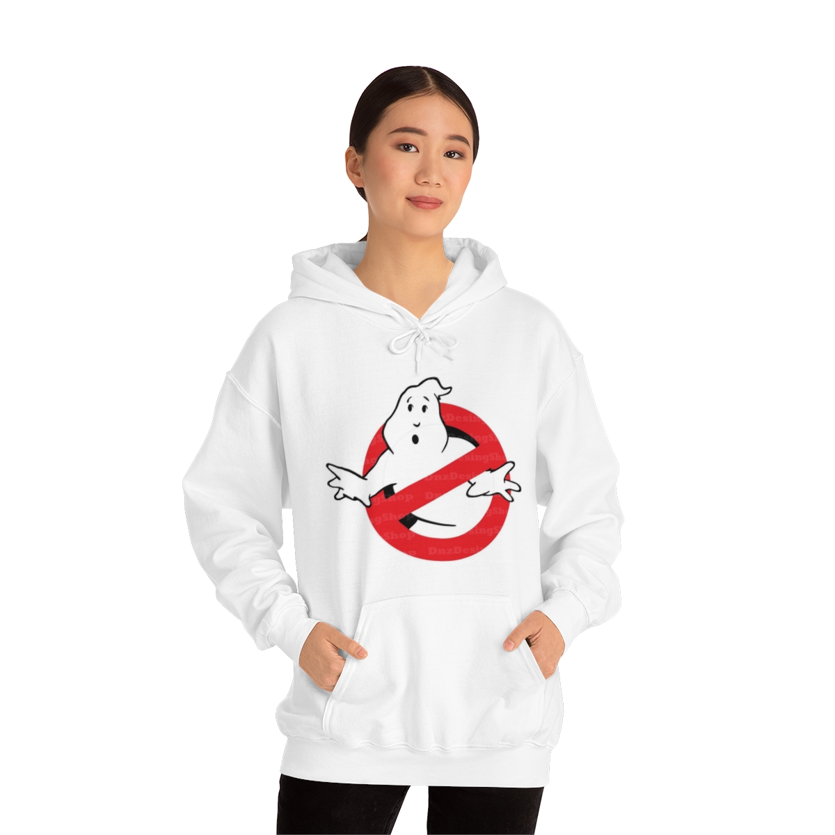 Ghost Busters Printed on a Unisex Heavy Blend™ Hooded Sweatshirt - Image 12