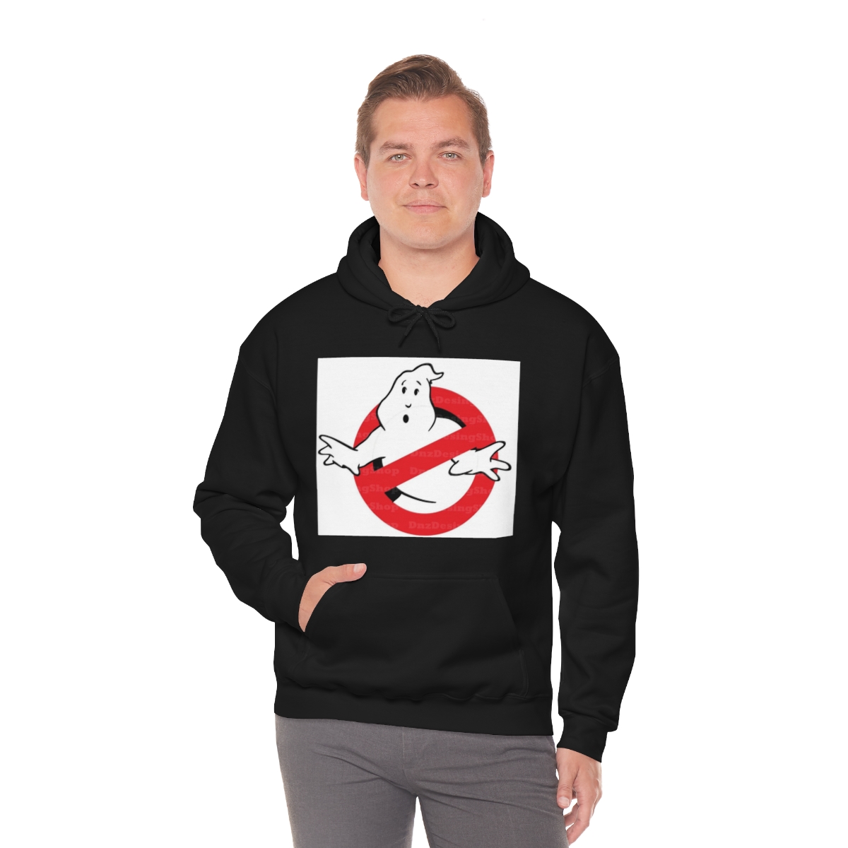 Ghost Busters Printed on a Unisex Heavy Blend™ Hooded Sweatshirt - Image 24