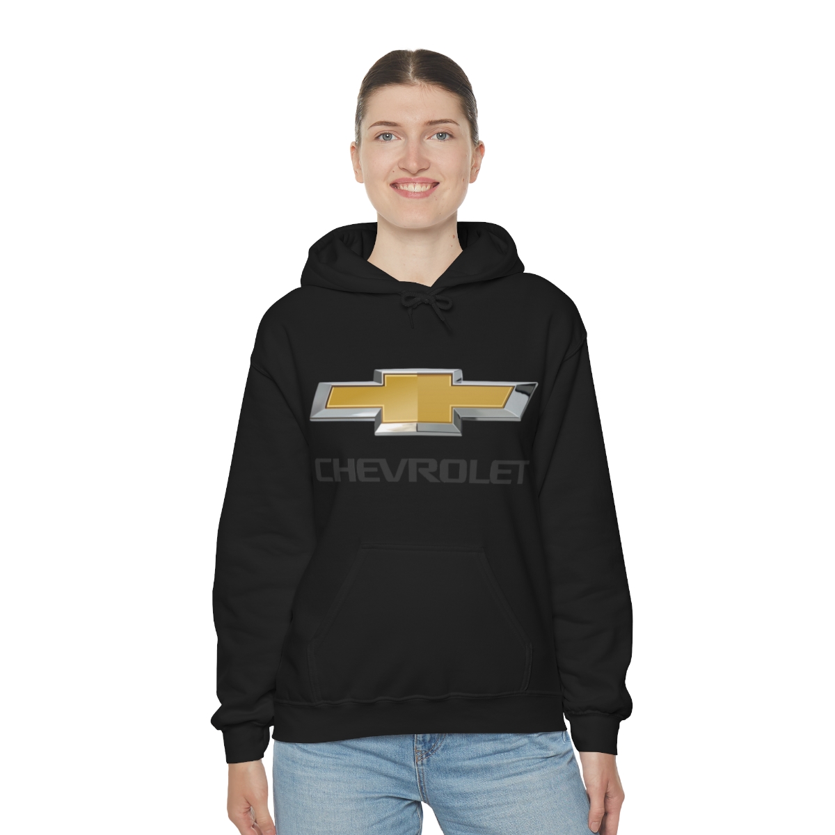 Chevrolet Logo Printed on a Unisex Heavy Blend™ Hooded Sweatshirt - Image 23