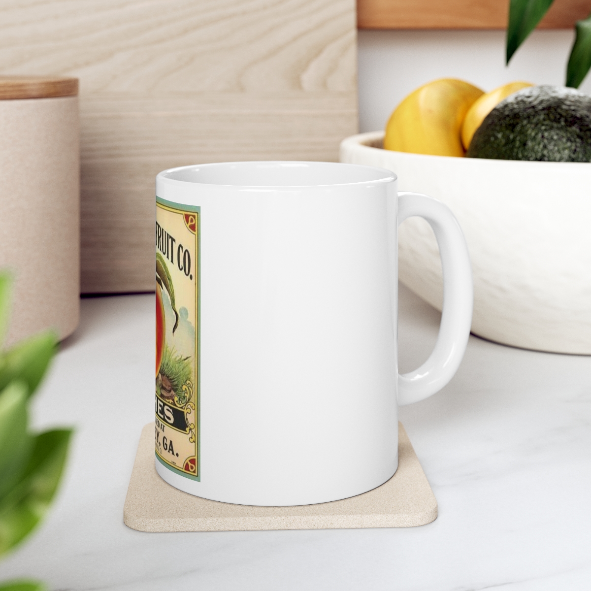 Miami Valley Fruit Co. Vintage Crate Label Printed on a Large Ceramic Mug 11oz - Image 7