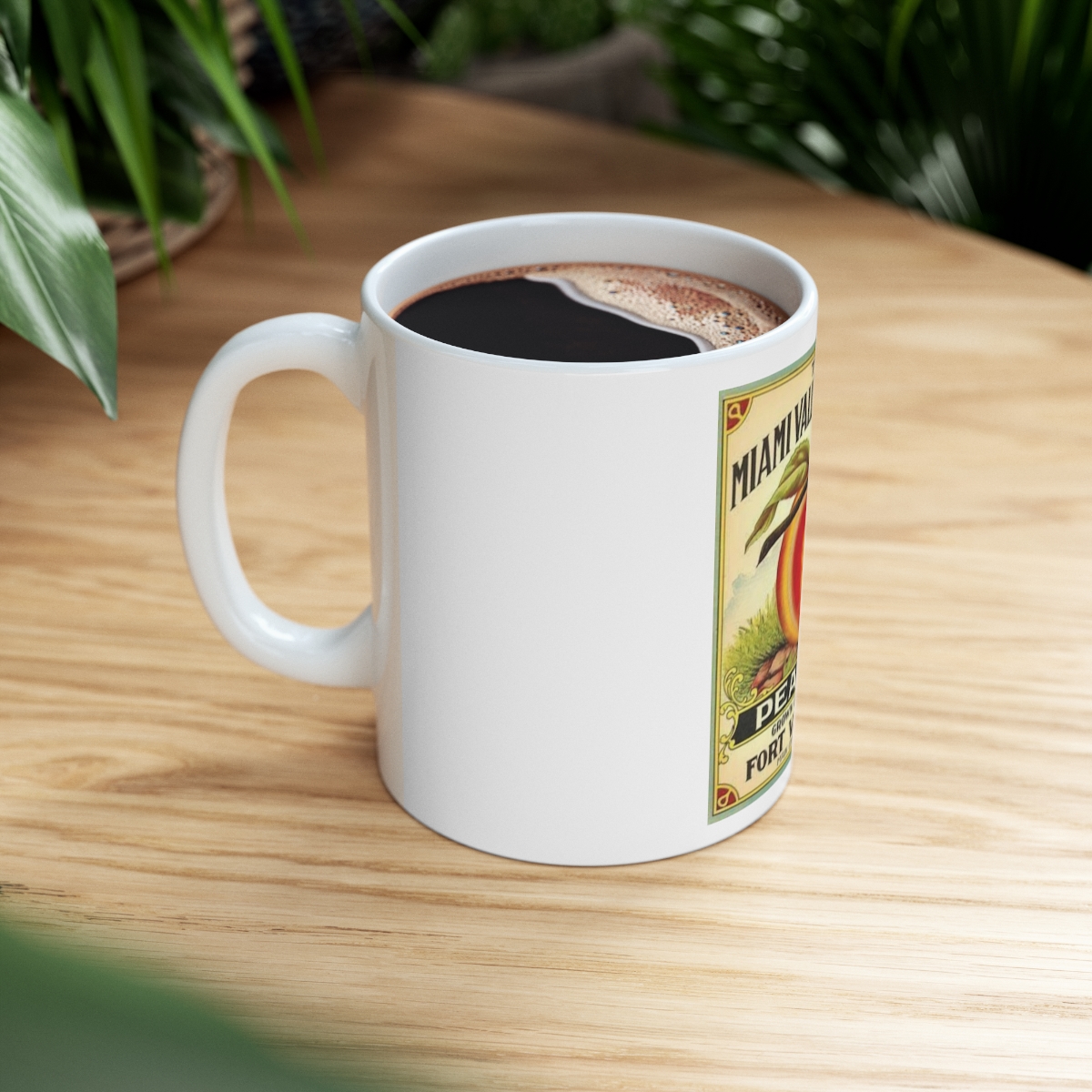 Miami Valley Fruit Co. Vintage Crate Label Printed on a Large Ceramic Mug 11oz - Image 8