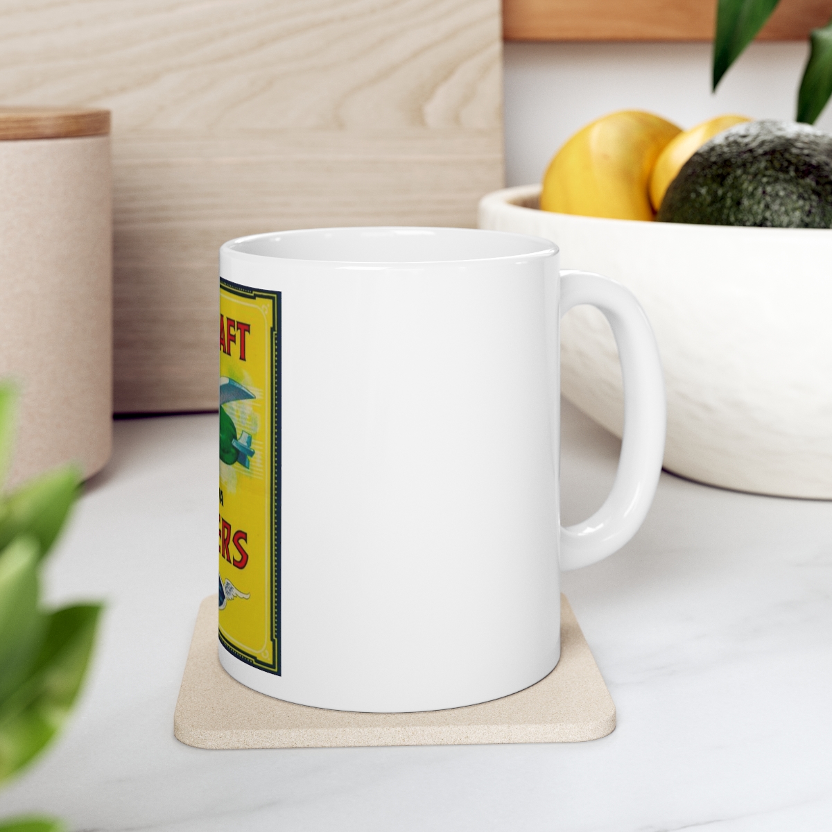Aircraft Brand Florida Peppers Printed on a Large Ceramic Mug 11oz - Image 7