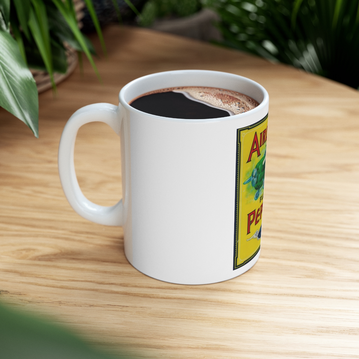 Aircraft Brand Florida Peppers Printed on a Large Ceramic Mug 11oz - Image 8