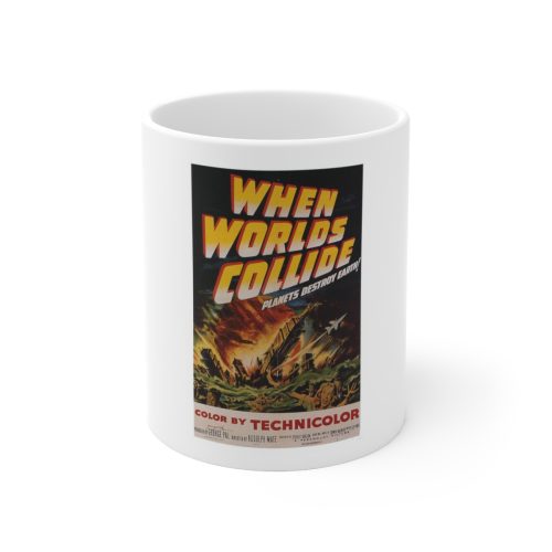 When Worlds Collide Vintage Movie Poster Printed on a Large Ceramic Mug 11oz