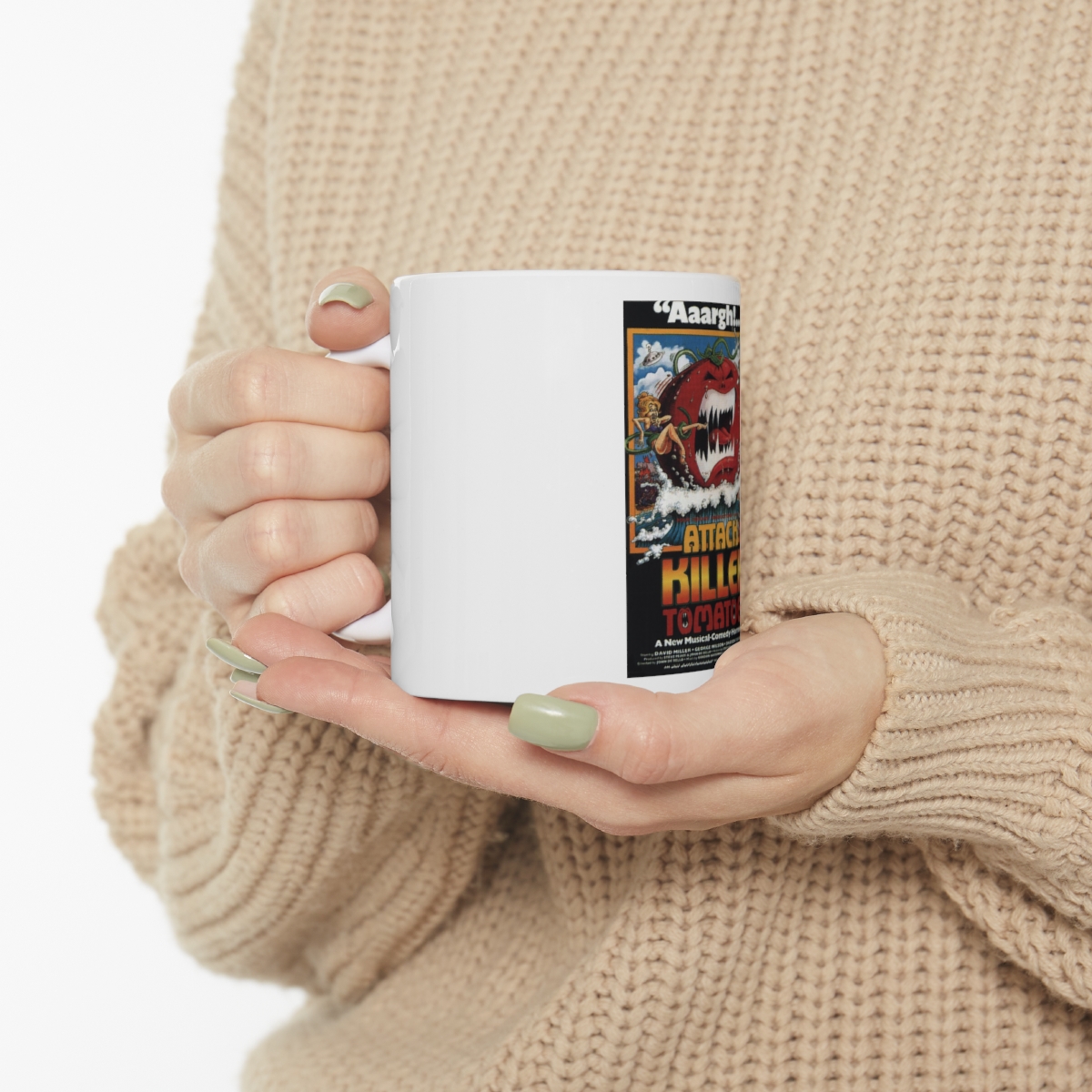Attack of the Killer Tomatoes Vintage Movie Poster Printed on a Large Ceramic Mug 11oz - Image 10