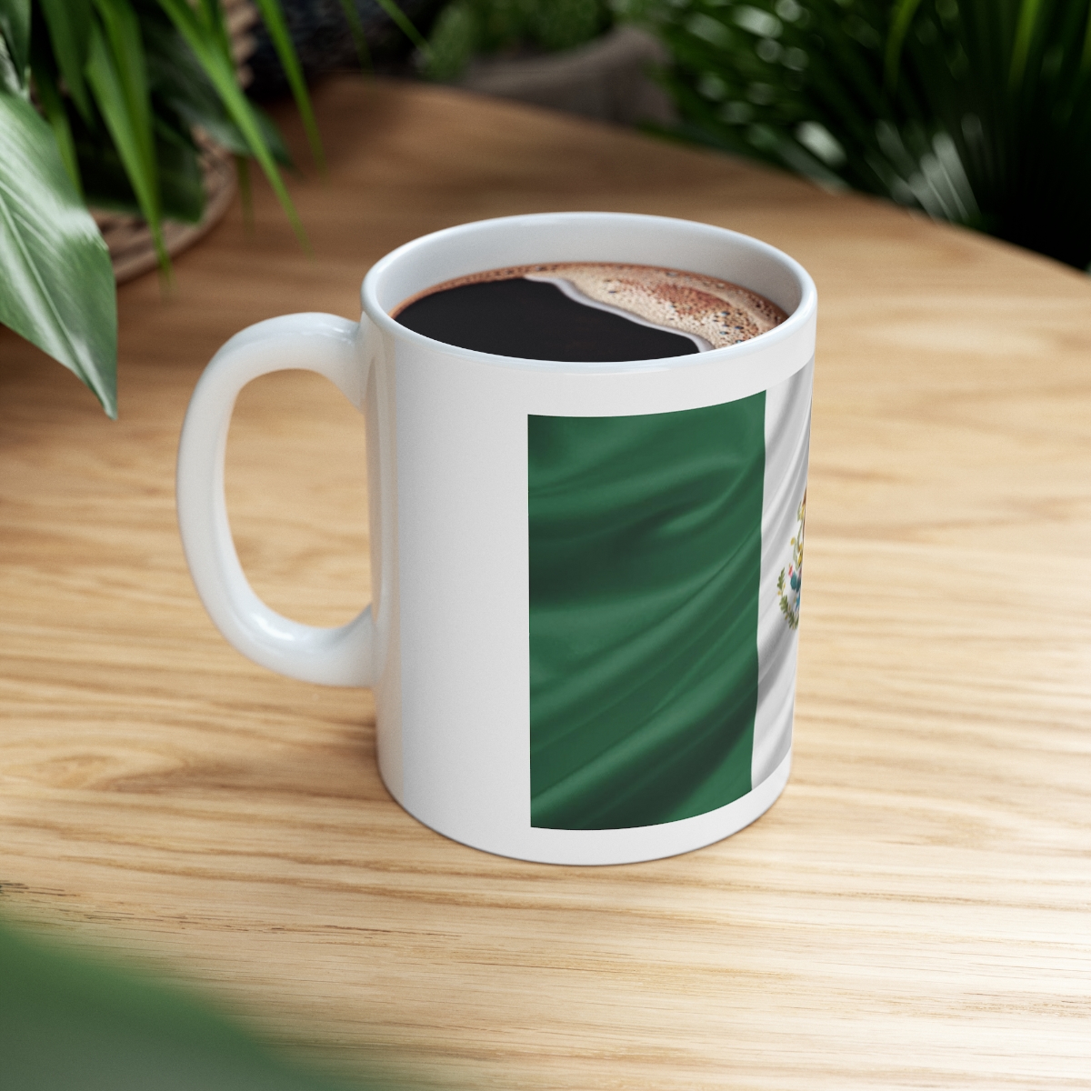 Mexican Flag Printed on a Large Ceramic Mug 11oz - Image 8