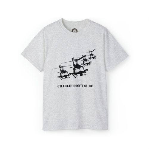 Charlie Don't Surf Choppers Printed on a Unisex Ultra Cotton Tee
