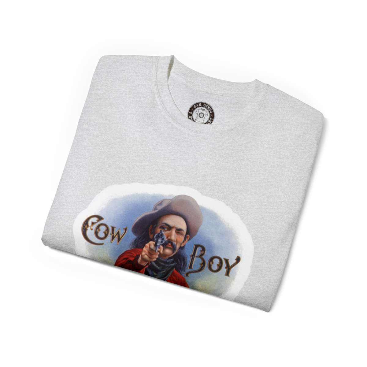 Cowboy Brand Cigars Logo Printed on a Unisex Ultra Cotton Tee - Image 11