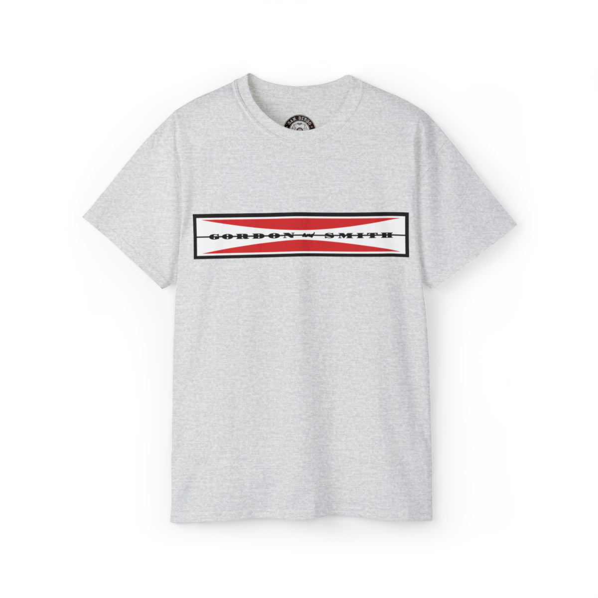 Gordon and Smith Surfboard Logo Printed on a Unisex Ultra Cotton Tee