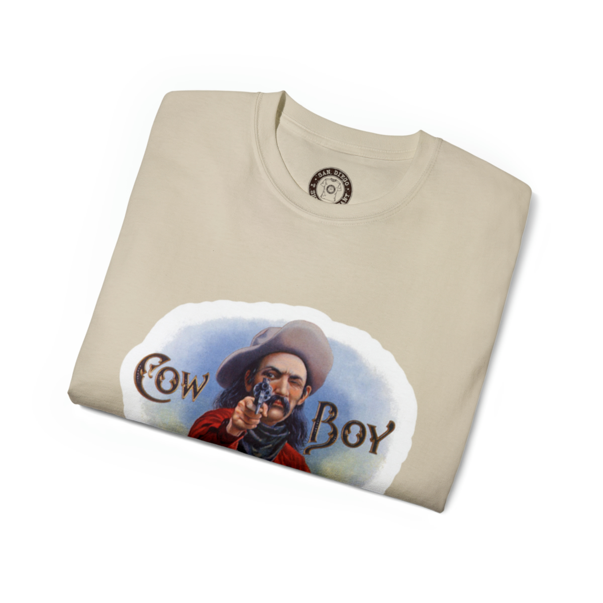 Cowboy Brand Cigars Logo Printed on a Unisex Ultra Cotton Tee - Image 15