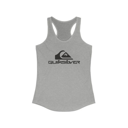 Quicksilver Surf Logo Printed on a Women's Ideal Racerback Tank