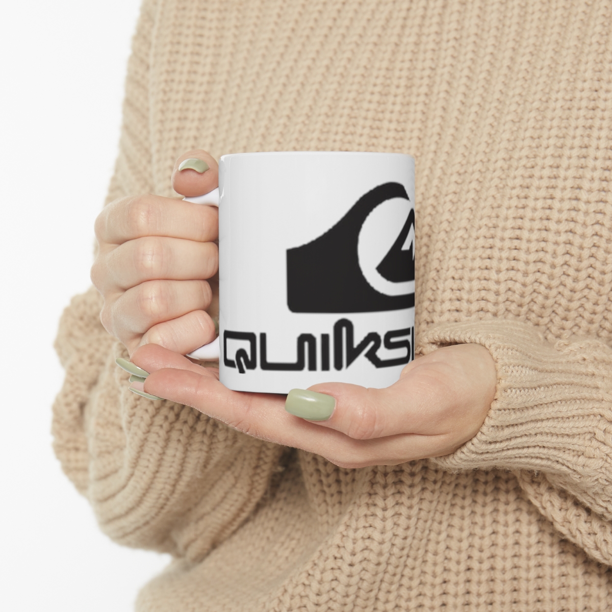 Quicksilver Surf Logo Printed on a Large Ceramic Mug 11oz - Image 10