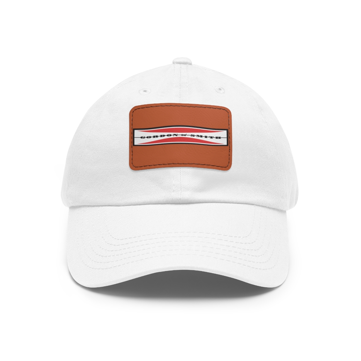 Gordon and Smith Surfboard Logo Printed on a Dad Hat with Leather Patch (Rectangle) - Image 15