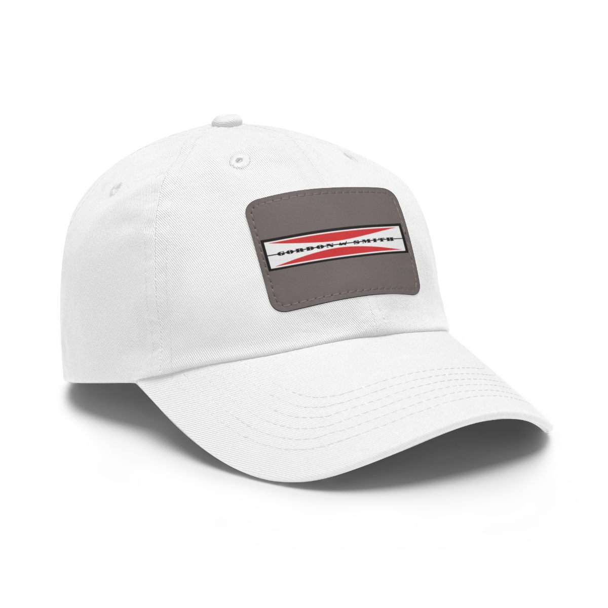 Gordon and Smith Surfboard Logo Printed on a Dad Hat with Leather Patch (Rectangle) - Image 9