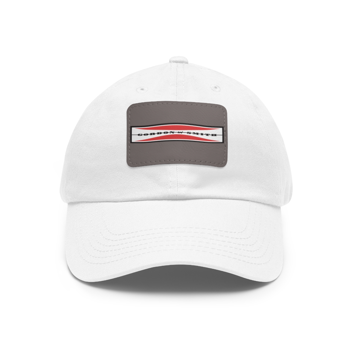 Gordon and Smith Surfboard Logo Printed on a Dad Hat with Leather Patch (Rectangle) - Image 8