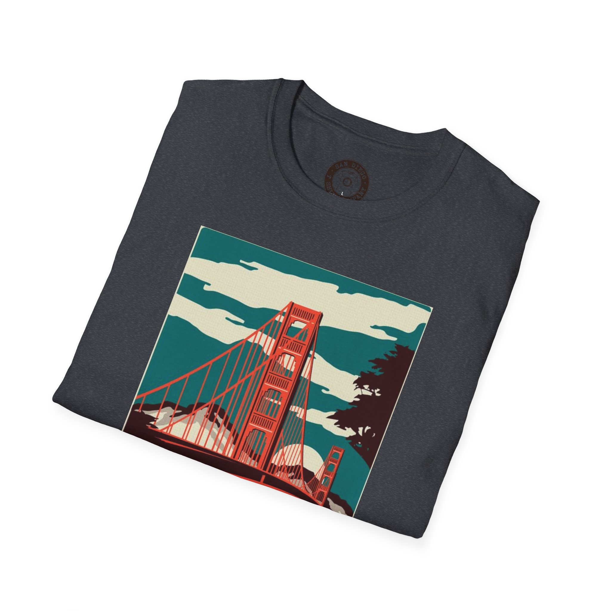 Vintage San Francisco Golden Gate Bridge T-Shirt, California Souvenir, Casual Wear, Gift for Travelers - Image 40