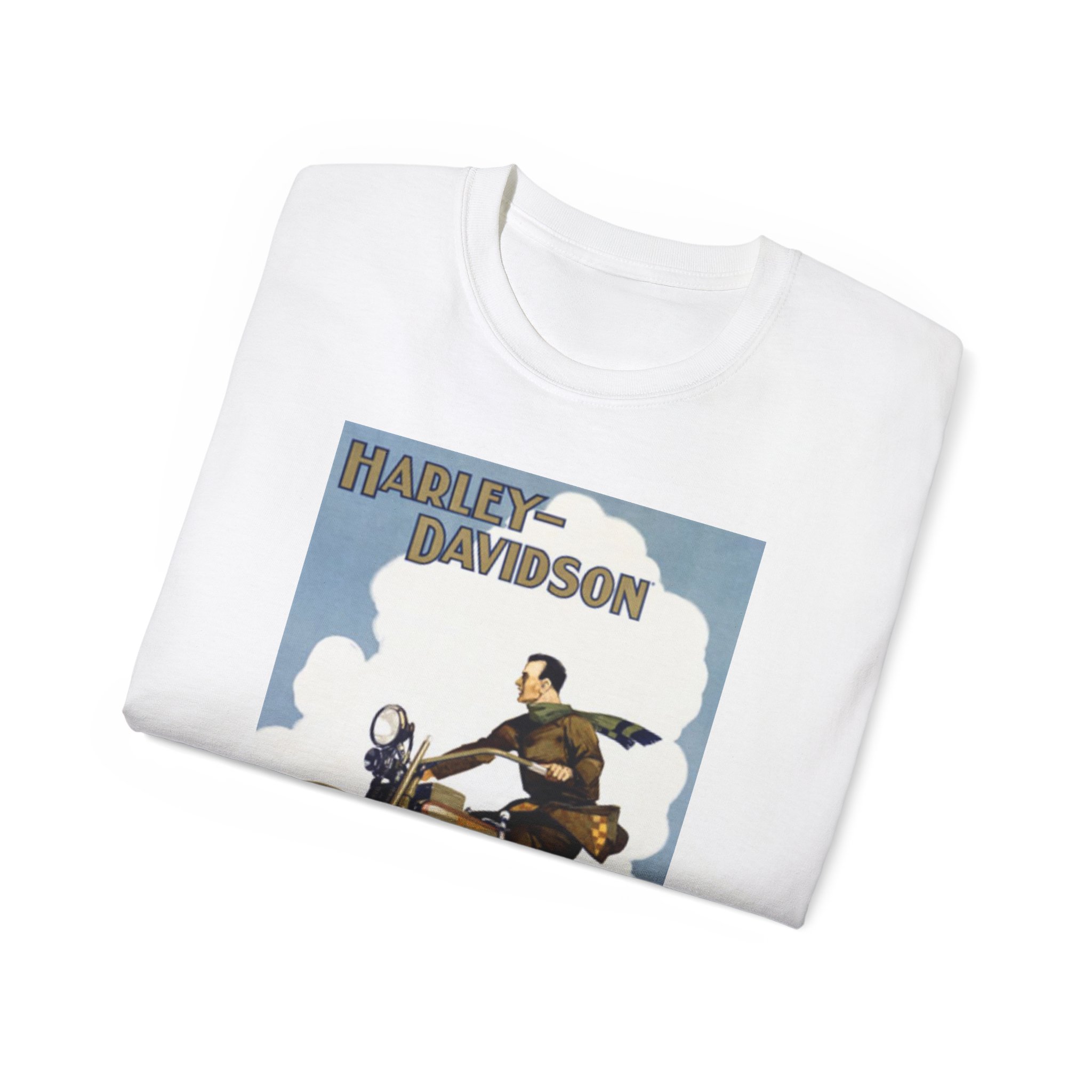 Harley Davidson Graphic Tee, Vintage Motorcycle T-Shirt, Unisex Cotton Top, Biker Gift, Classic Rider Apparel - Image 4