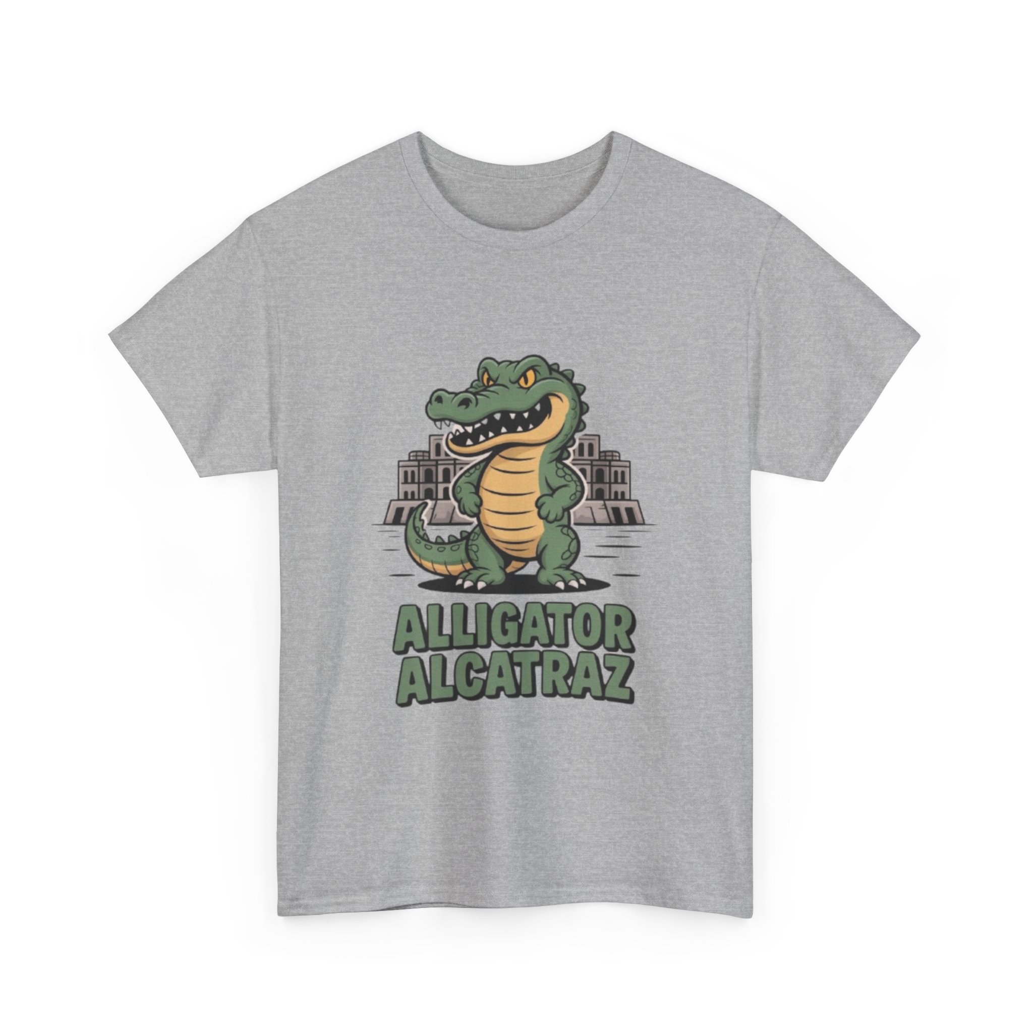 Alligator Alcatraz Tee - Fun Casual Shirt, Animal Lover Gift, Graphic T-Shirt for Kids and Adults, Unique Gift Idea, Everyday Wear - Image 23