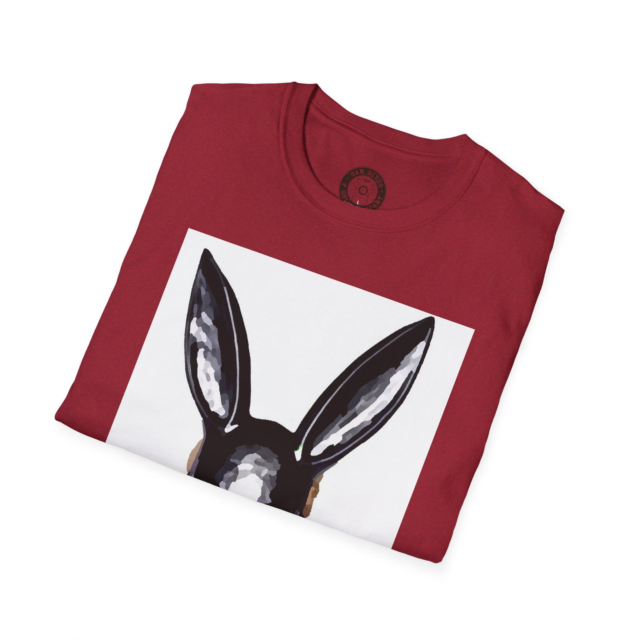 Bunny Mask Unisex T-Shirt, Cute Graphic Tee, Casual Wear, Costume Party Shirt, Trendy Everyday Shirt, Unique Gift Idea - Image 36
