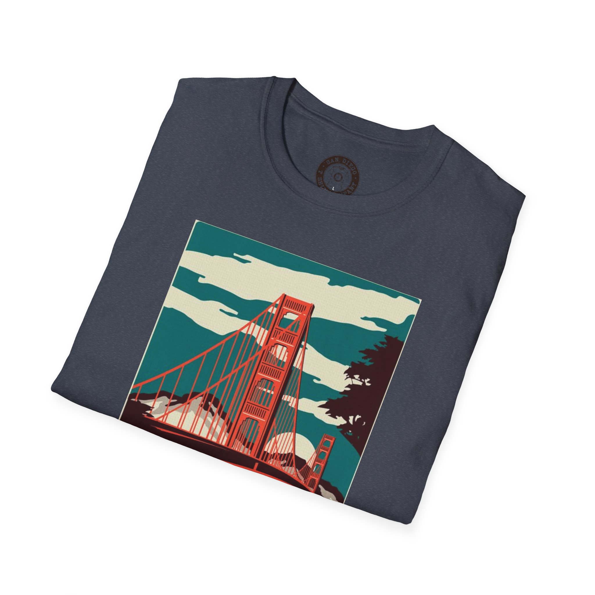 Vintage San Francisco Golden Gate Bridge T-Shirt, California Souvenir, Casual Wear, Gift for Travelers - Image 44