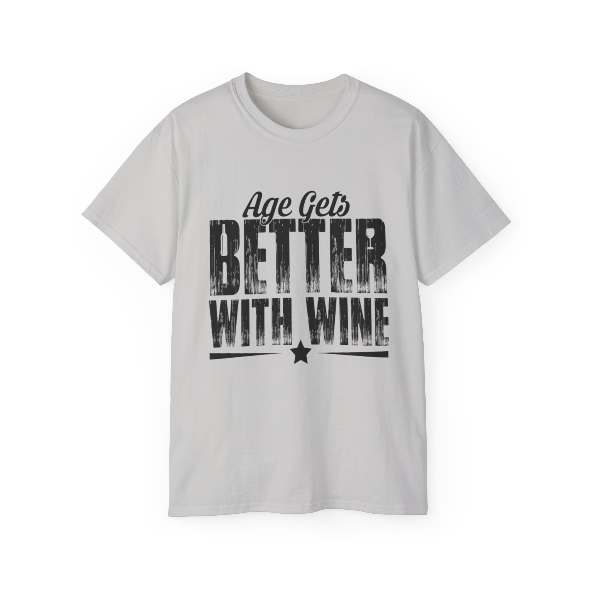 Age Gets Better With Wine Unisex Ultra Cotton Tee - Image 13