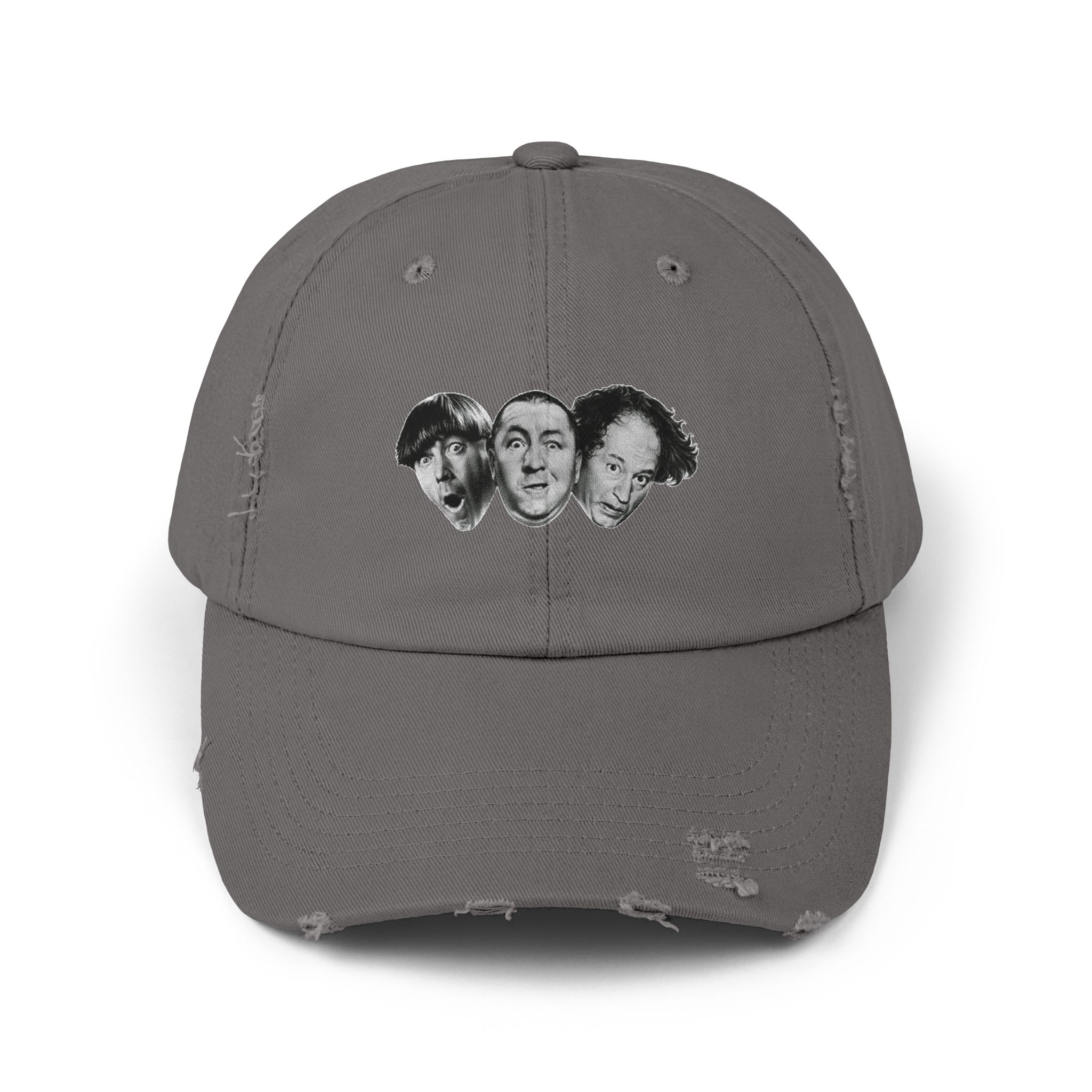 Three Stooges Distressed Cap, Trendy Comedy Cap, Vintage Cap, Gift for Fans, Unisex Hat, Streetwear Accessory - Image 21