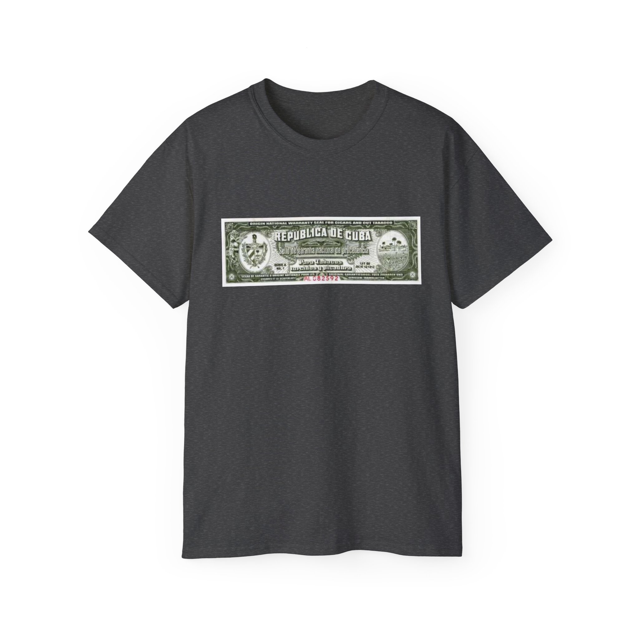 Cuban Cigar Tax Stamp Unisex Ultra Cotton Tee - Image 37