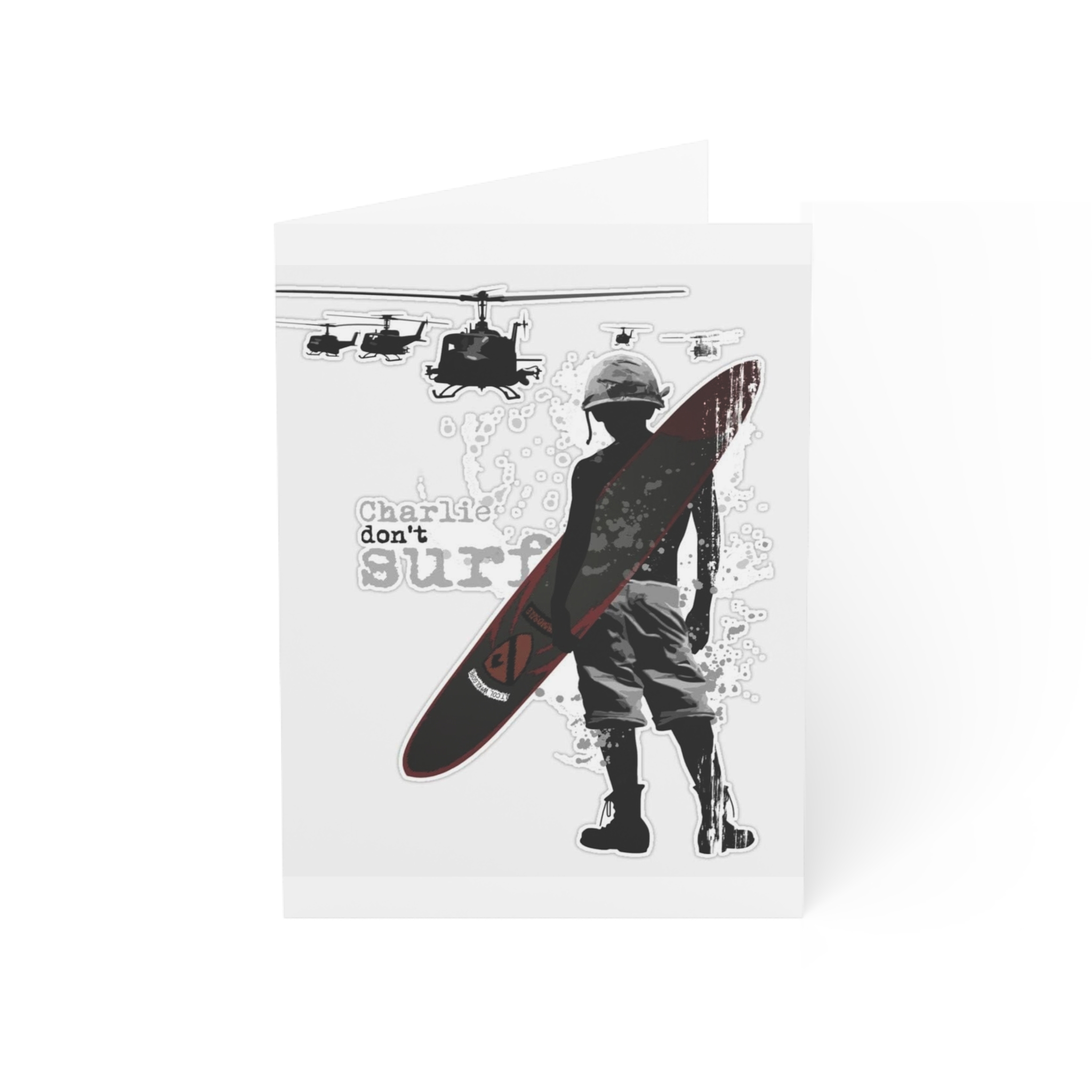 Charlie Don't Surf From Apocalypse Now Greeting Cards (1, 10, 30, and 50pcs) - Image 18