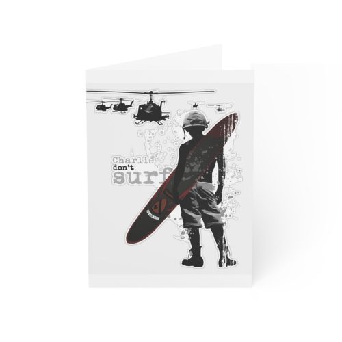 Charlie Don't Surf From Apocalypse Now Greeting Cards (1, 10, 30, and 50pcs)