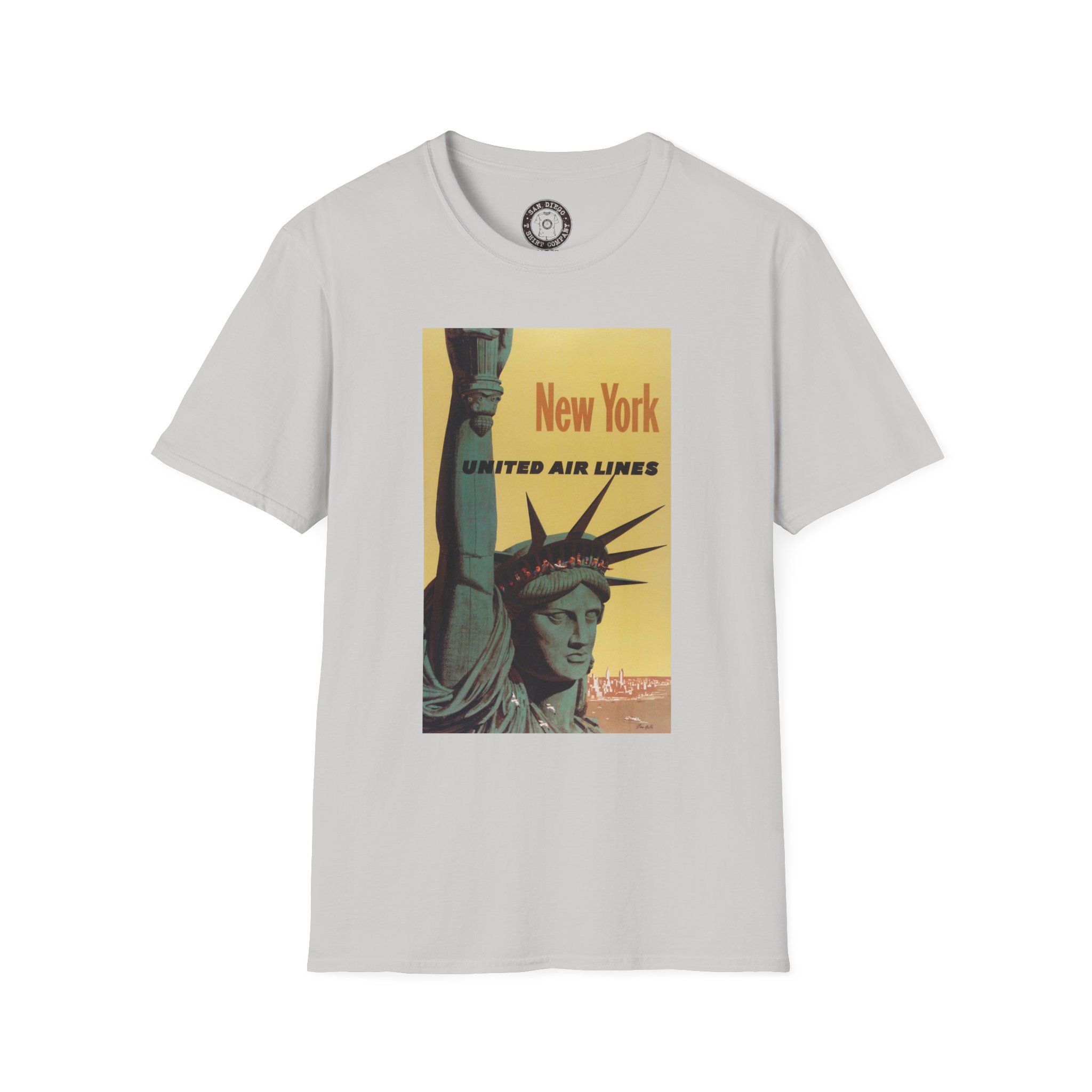 Vintage New York Graphic Tee, Unisex Softstyle T-Shirt, Casual Wear, Travel Souvenir, NYC Gift, Retro Fashion - Image 9