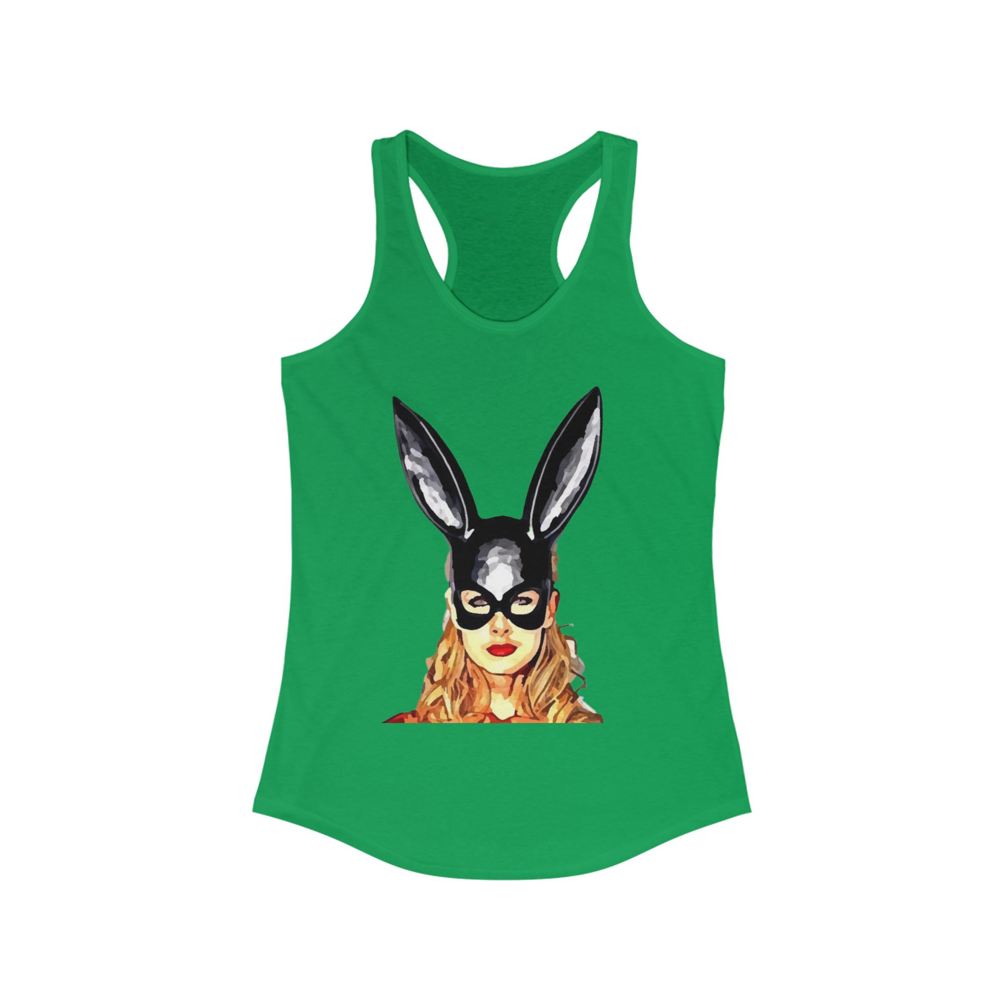 Chic Bunny Graphic Racerback Tank - Perfect for Spring, Parties, Festivals, Cute Summer Wear, Gift for Animal Lovers - Image 15