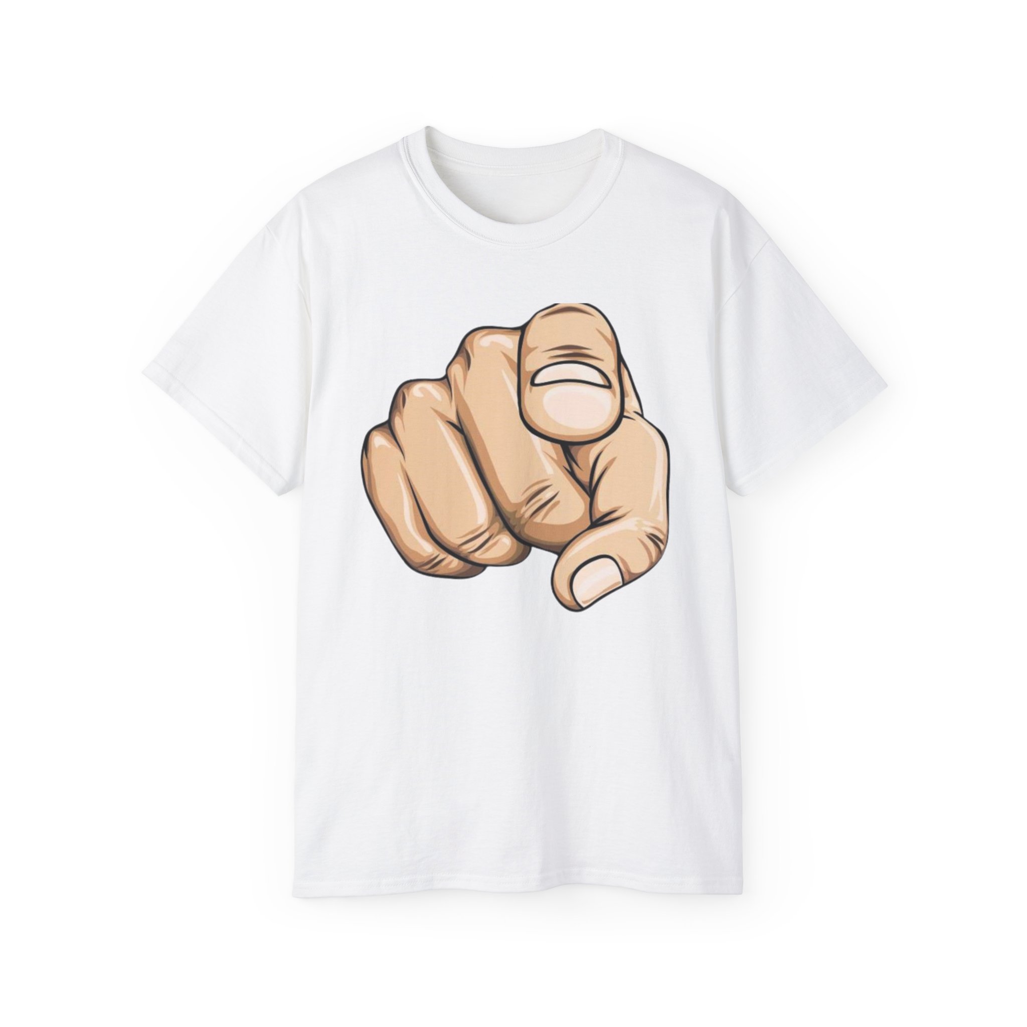 Pointing Finger Unisex Ultra Cotton Tee