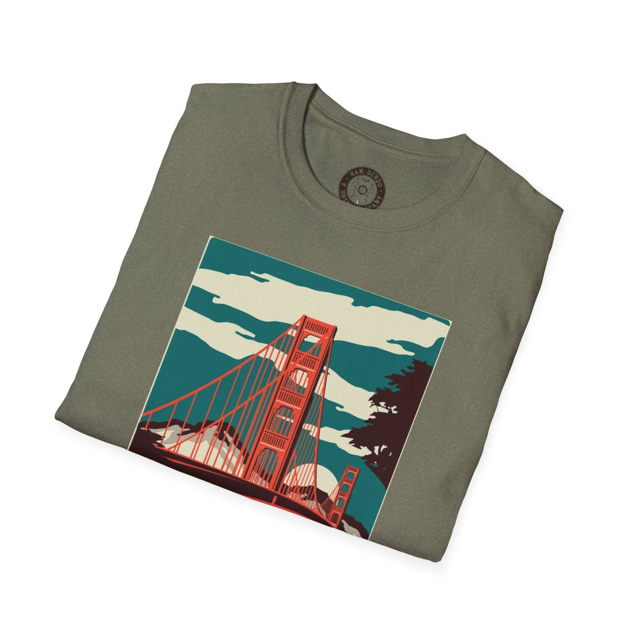 Vintage San Francisco Golden Gate Bridge T-Shirt, California Souvenir, Casual Wear, Gift for Travelers - Image 20
