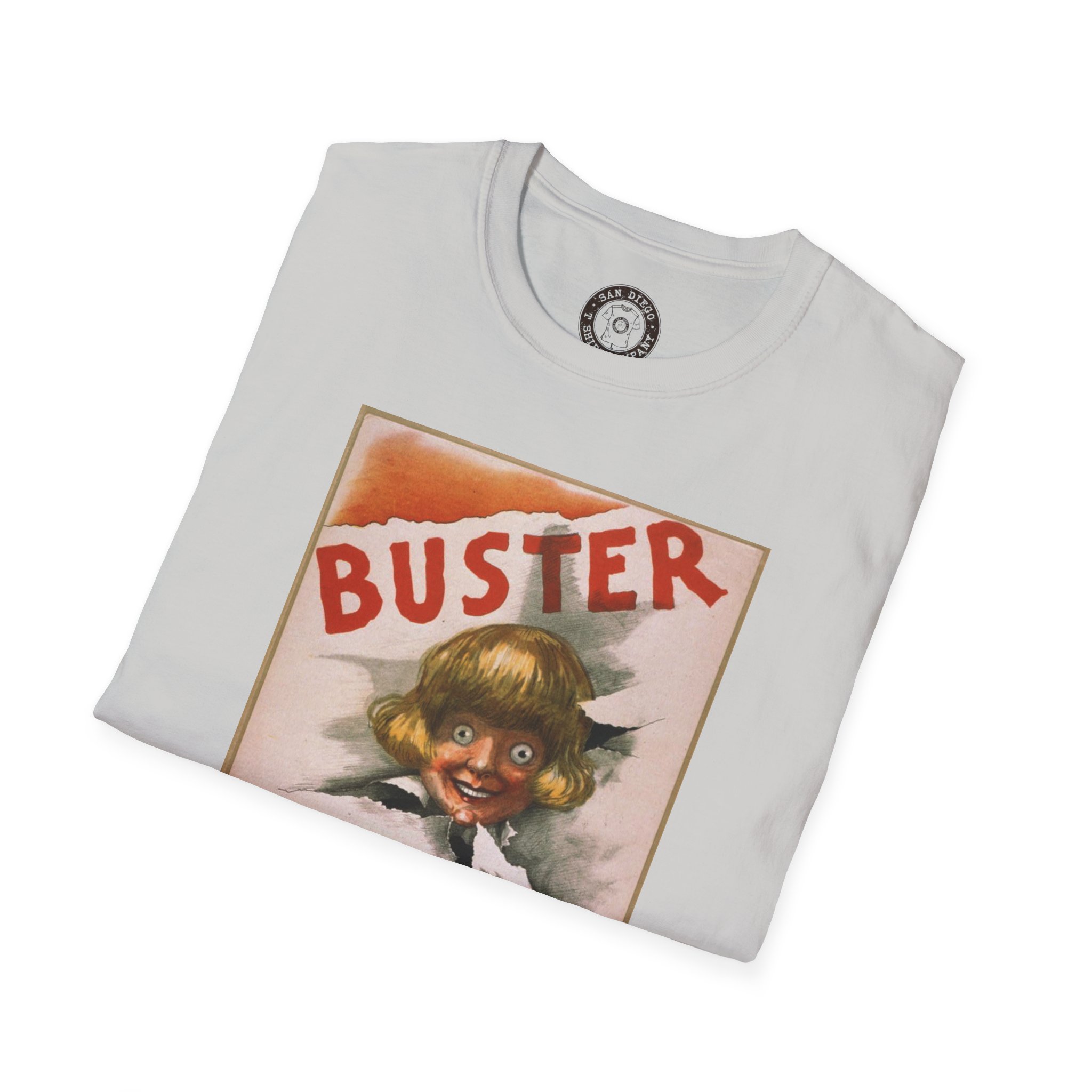 Vintage-Inspired Unisex T-Shirt, Retro Graphic Tee, Unique Gift, Casual Wear, Festival Apparel, Buster Is Coming Design - Image 12