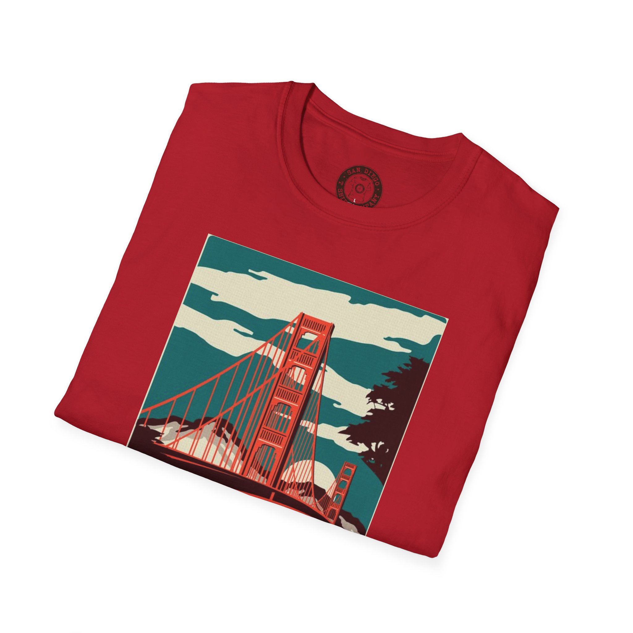 Vintage San Francisco Golden Gate Bridge T-Shirt, California Souvenir, Casual Wear, Gift for Travelers - Image 52