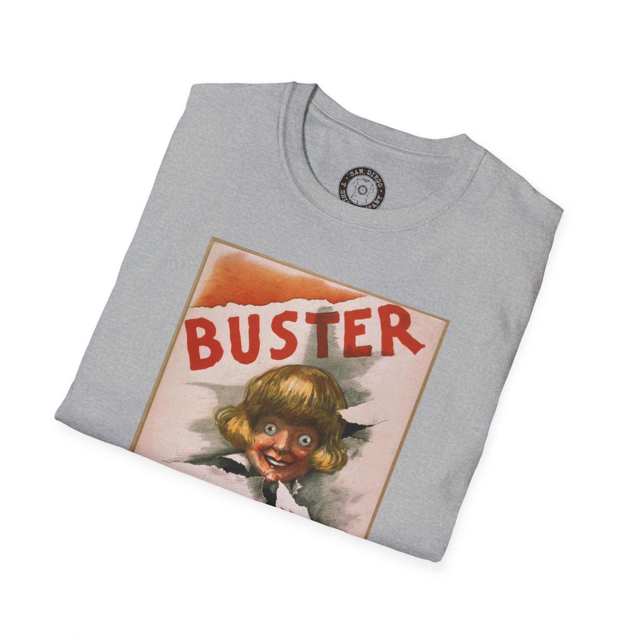 Vintage-Inspired Unisex T-Shirt, Retro Graphic Tee, Unique Gift, Casual Wear, Festival Apparel, Buster Is Coming Design - Image 16