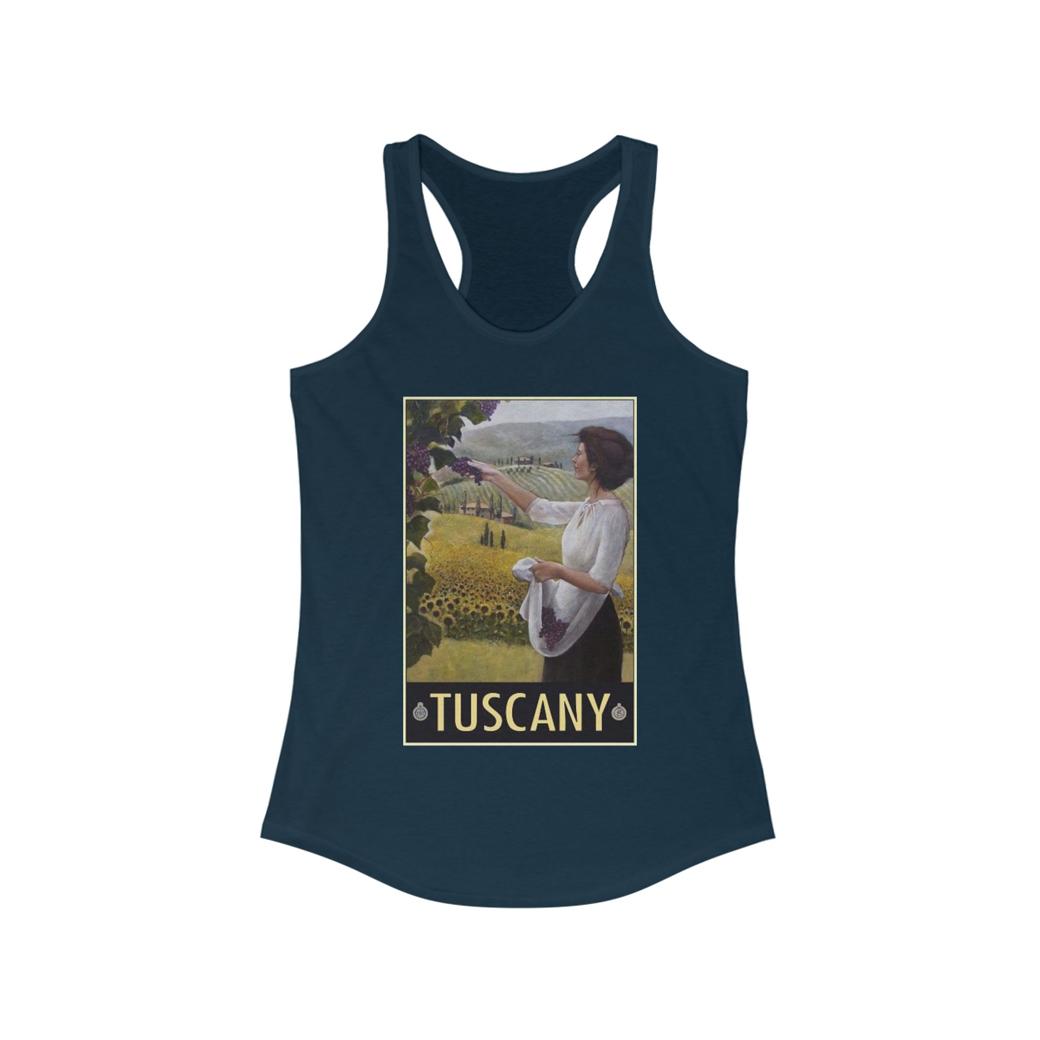 Vintage Tuscan Vibes Women's Racerback Tank, Travel Tee, Summer Top, Vacation Outfit, Gift for Wanderlusters - Image 23