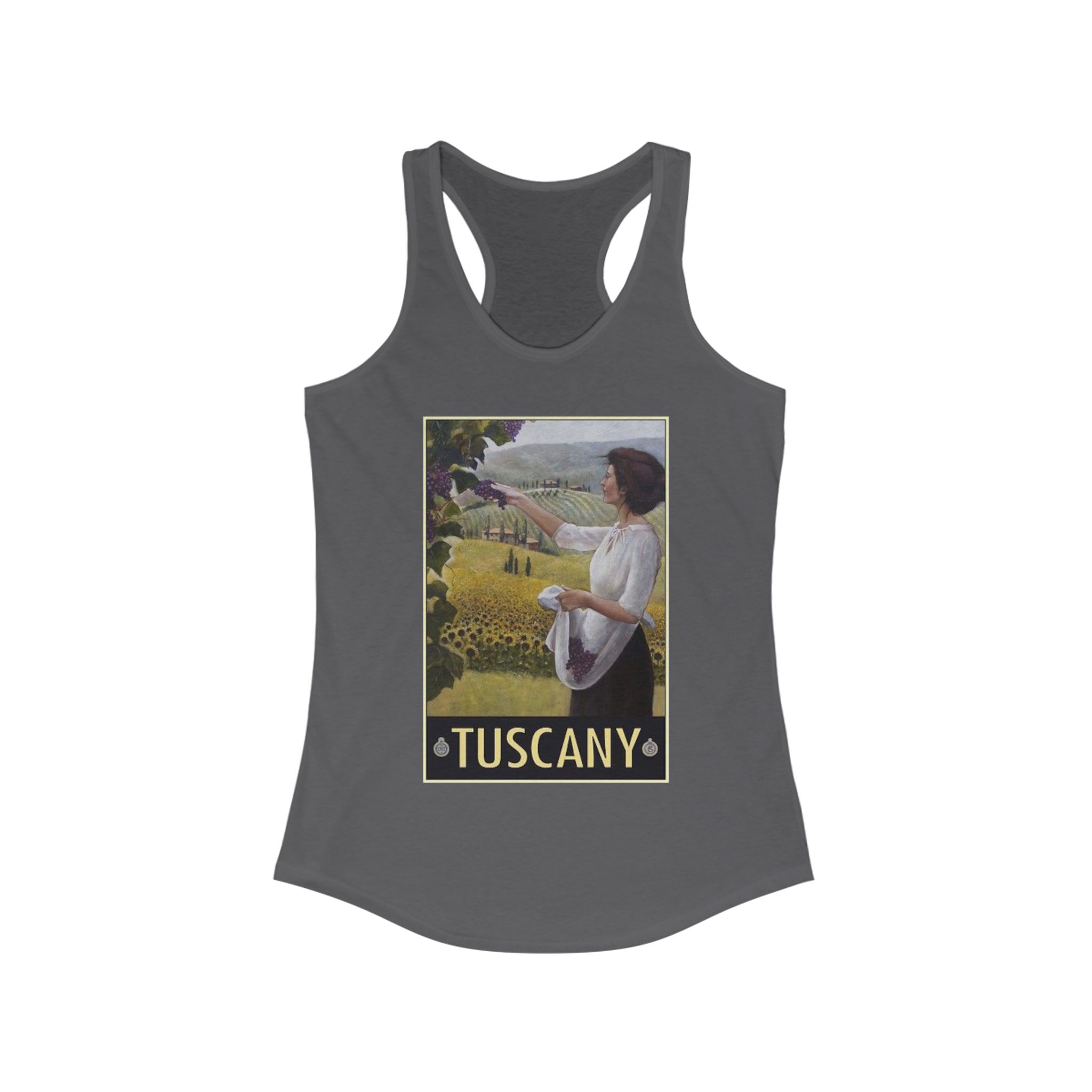 Vintage Tuscan Vibes Women's Racerback Tank, Travel Tee, Summer Top, Vacation Outfit, Gift for Wanderlusters - Image 25