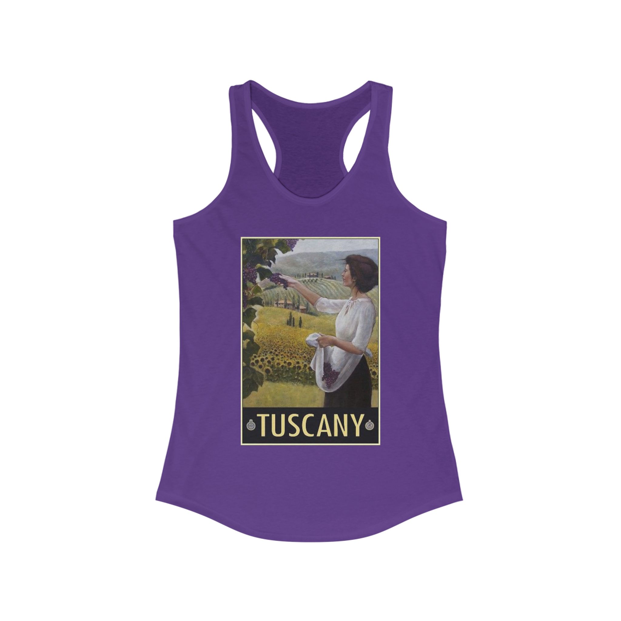 Vintage Tuscan Vibes Women's Racerback Tank, Travel Tee, Summer Top, Vacation Outfit, Gift for Wanderlusters - Image 27