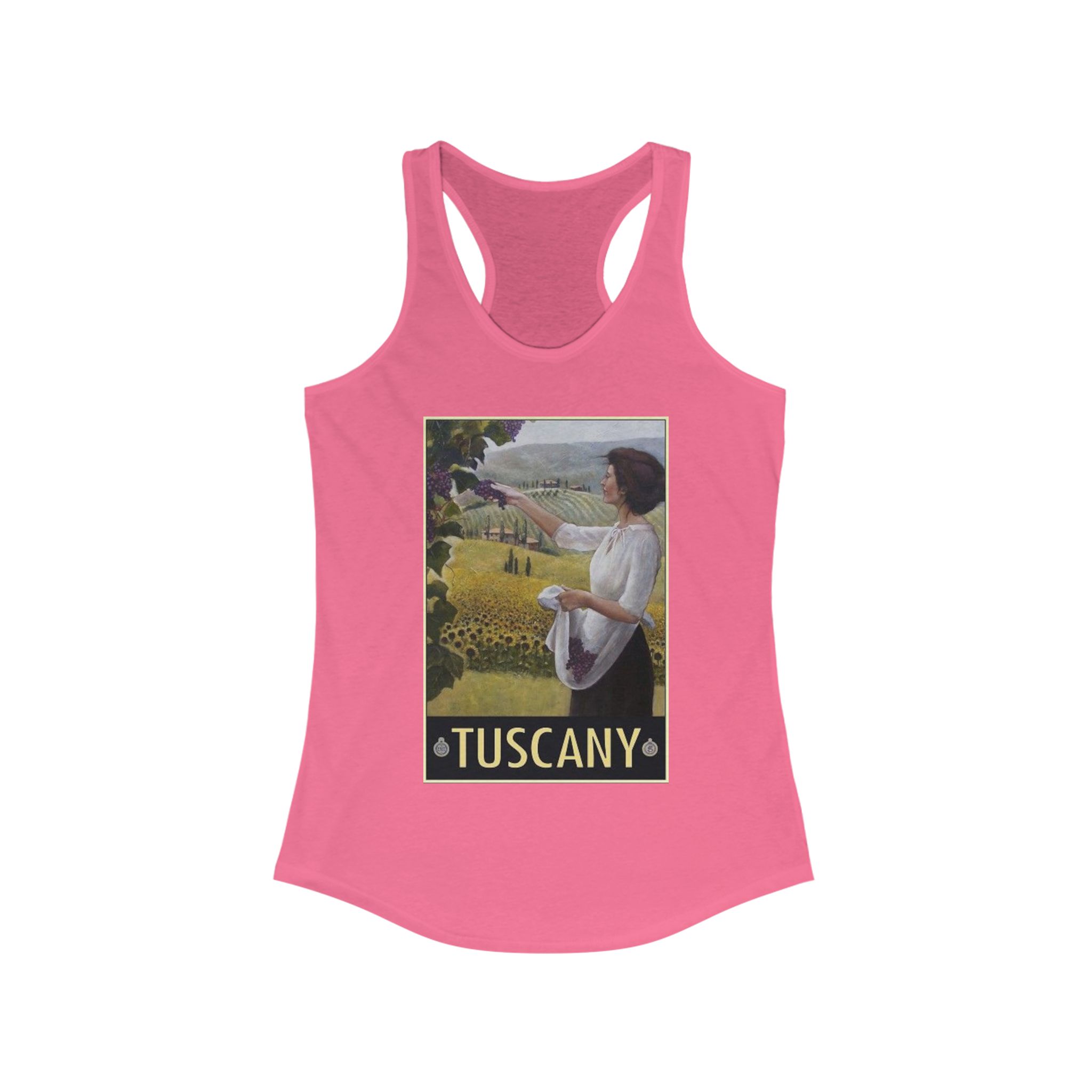 Vintage Tuscan Vibes Women's Racerback Tank, Travel Tee, Summer Top, Vacation Outfit, Gift for Wanderlusters - Image 29