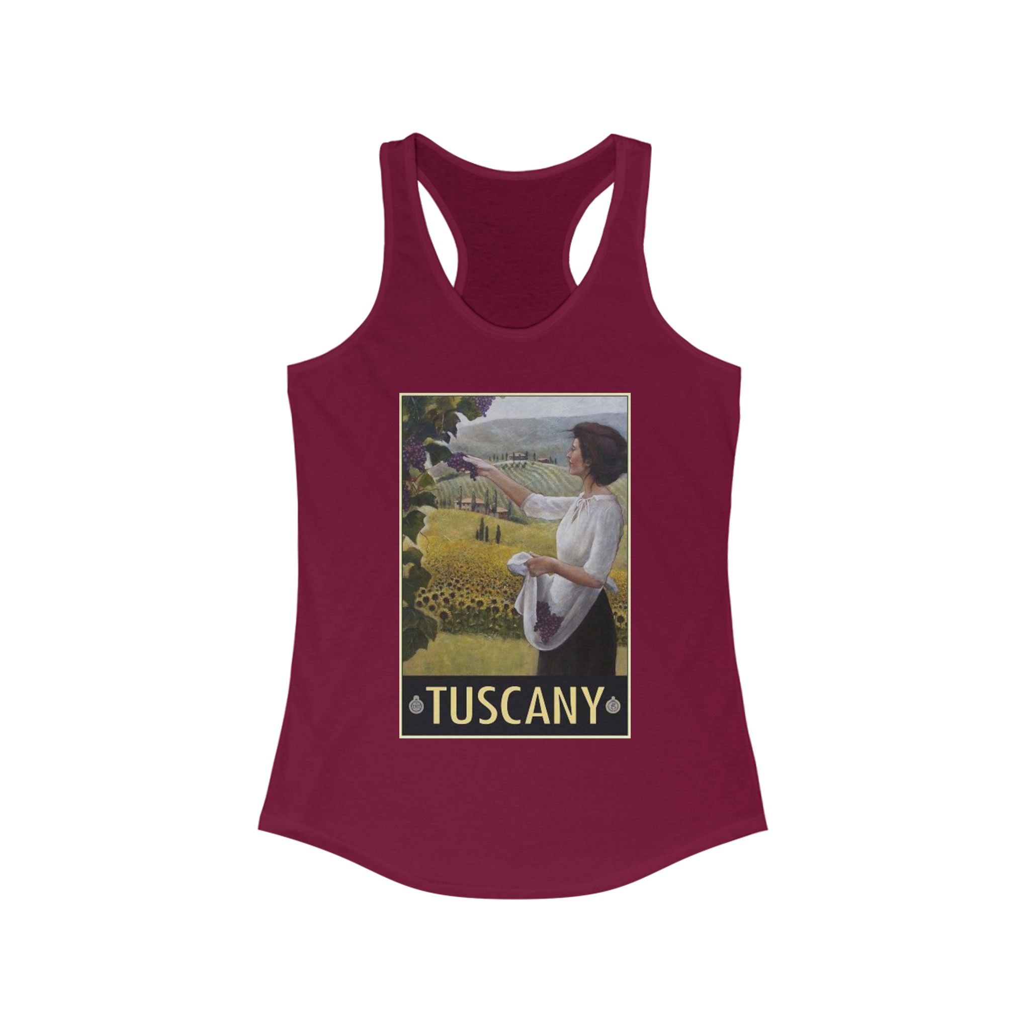 Vintage Tuscan Vibes Women's Racerback Tank, Travel Tee, Summer Top, Vacation Outfit, Gift for Wanderlusters - Image 31