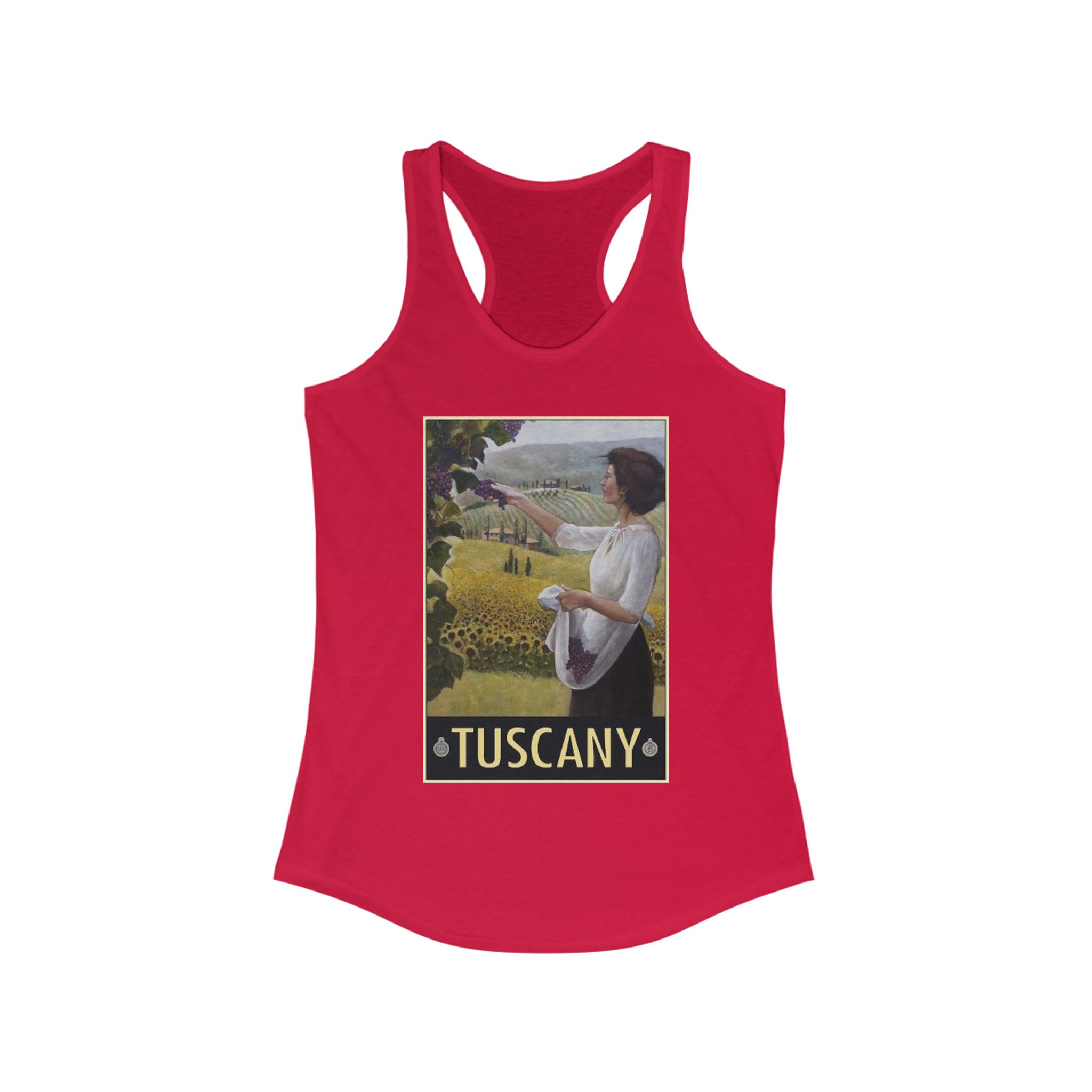 Vintage Tuscan Vibes Women's Racerback Tank, Travel Tee, Summer Top, Vacation Outfit, Gift for Wanderlusters - Image 33