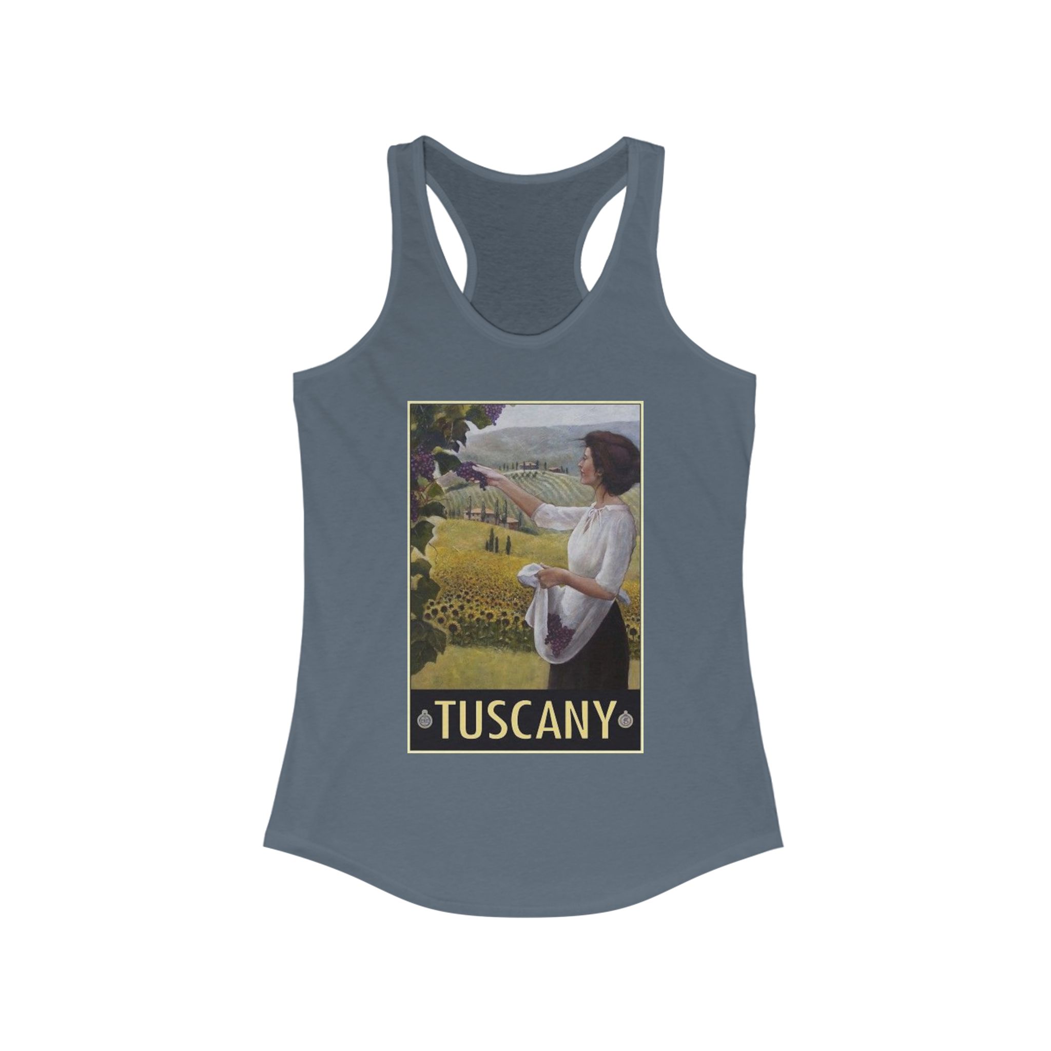 Vintage Tuscan Vibes Women's Racerback Tank, Travel Tee, Summer Top, Vacation Outfit, Gift for Wanderlusters - Image 19