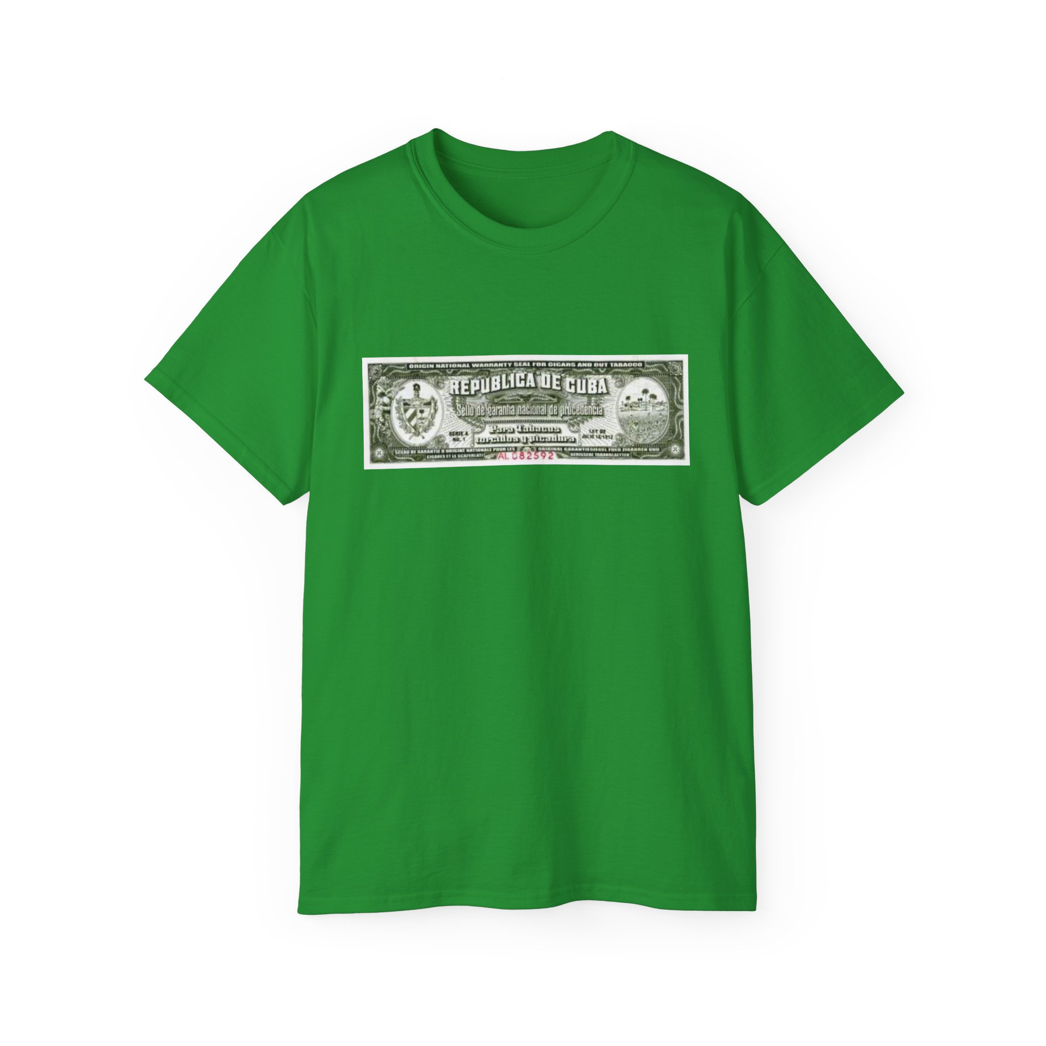 Cuban Cigar Tax Stamp Unisex Ultra Cotton Tee - Image 33