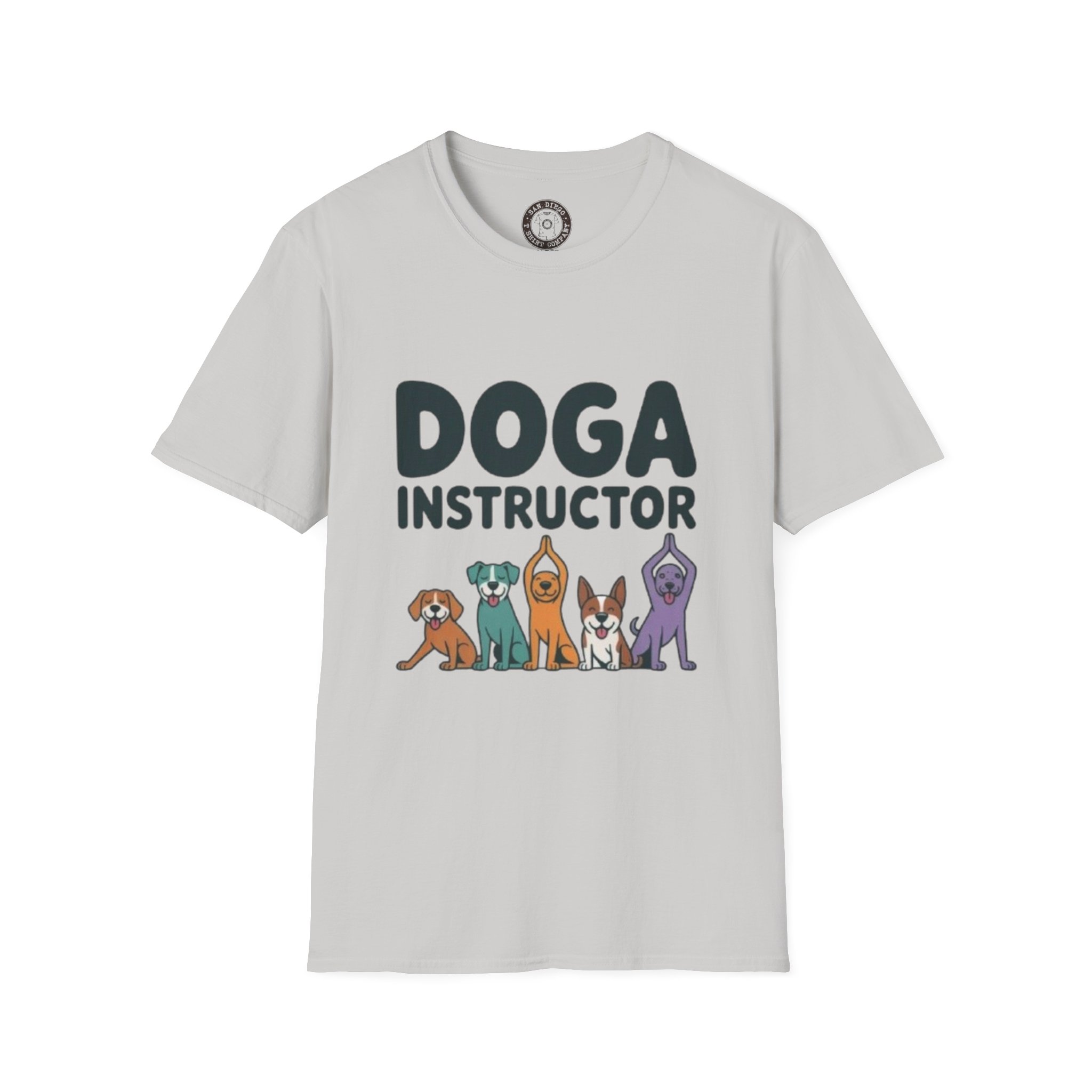 Funny Dog Instructor T-Shirt, Gift for Dog Lovers, Doga Yoga Shirt, Pet Owner Humor Tee, Casual Wear, Birthday Gift - Image 5